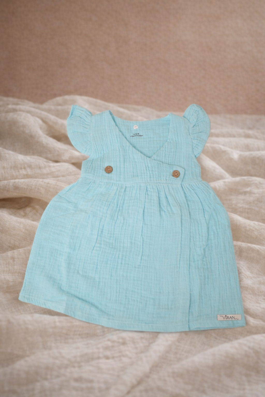 Crinkled Muslin Frock
