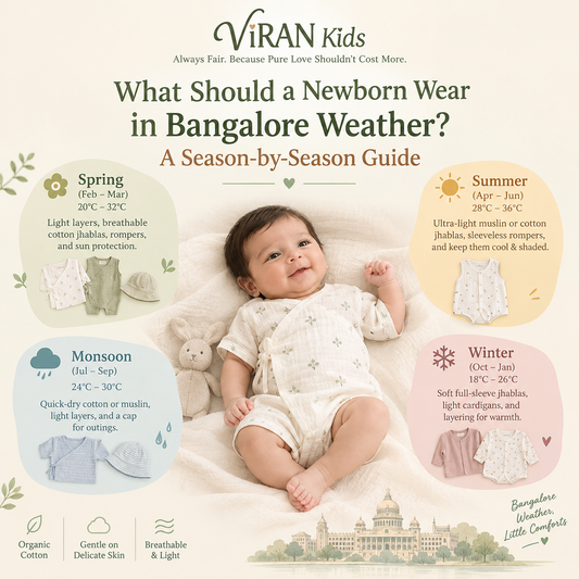 What Should a Newborn Wear in Bangalore Weather? A Season-by-Season Guide