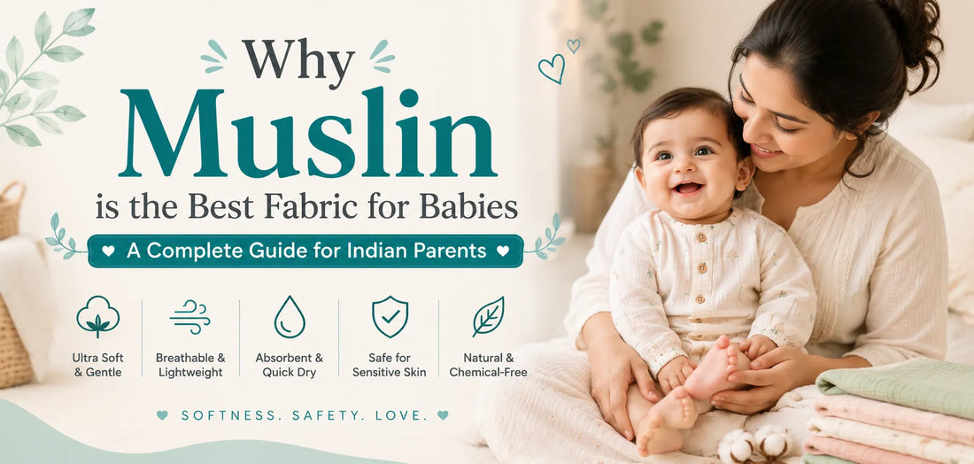 Why Muslin is the Best Fabric for Babies – A Complete Guide for Indian Parents