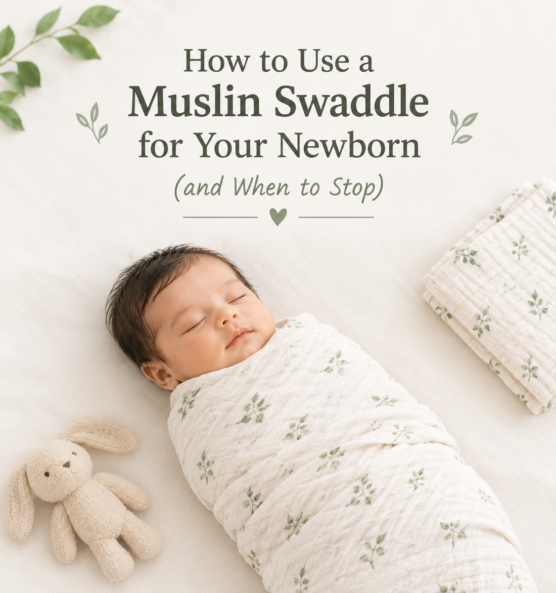 How to Use a Muslin Swaddle for Your Newborn (and When to Stop)