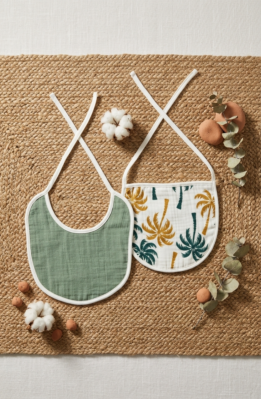 Bibs Set of 3 – Soft Feeding Essentials