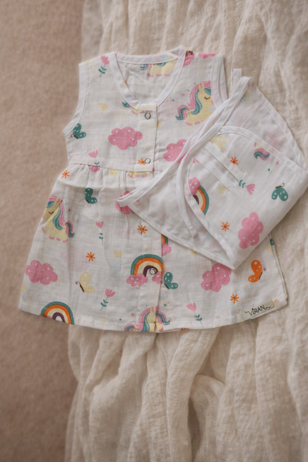Button Frock with Nappy