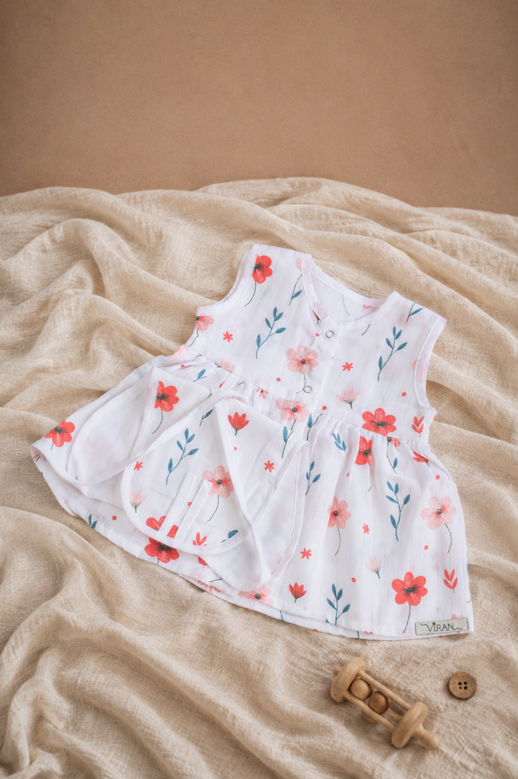 Button Frock with Nappy