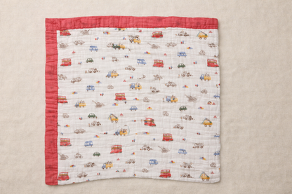 Crinkled Baby Blanket 6-Layer