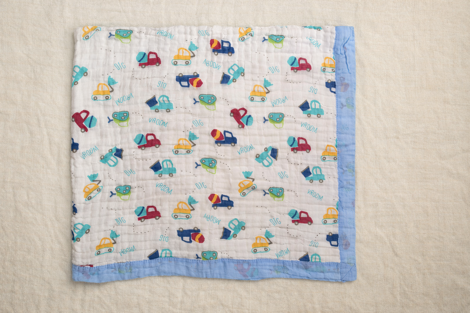 Crinkled Baby Blanket 6-Layer