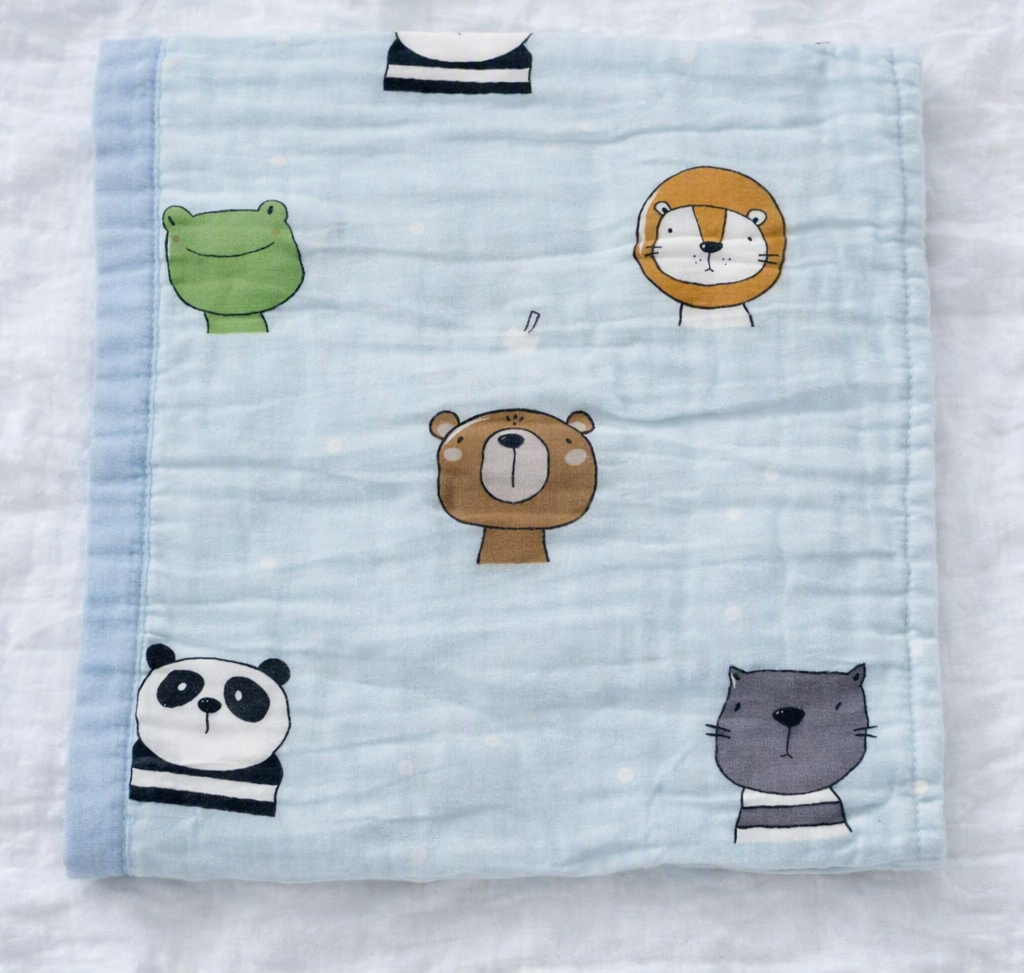 Crinkled 6-layer organic muslin baby blanket by ViRAN Kids - photo 6