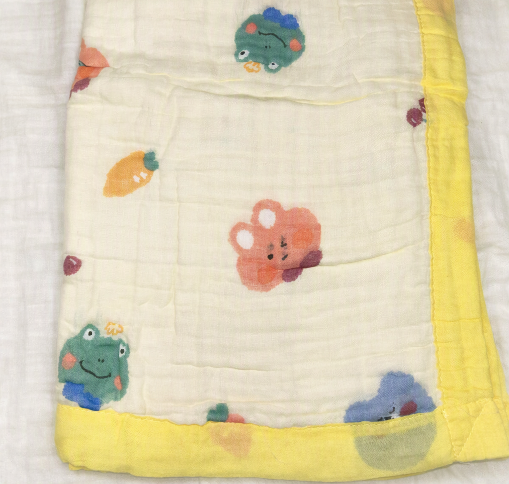 Crinkled 6-layer organic muslin baby blanket by ViRAN Kids - photo 7