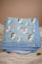 Crinkled Baby Blanket 6-Layer