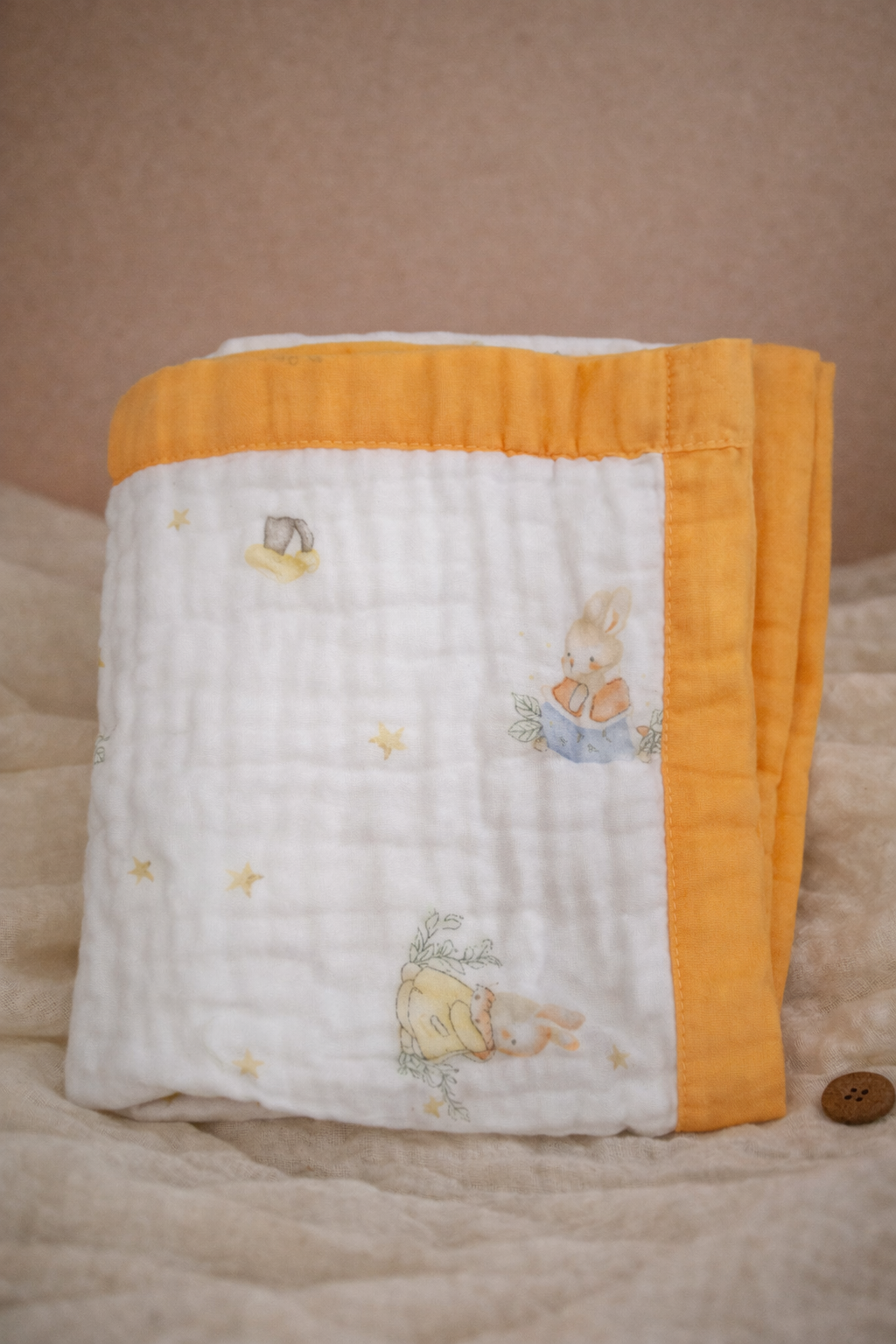 Crinkled Baby Blanket 6-Layer