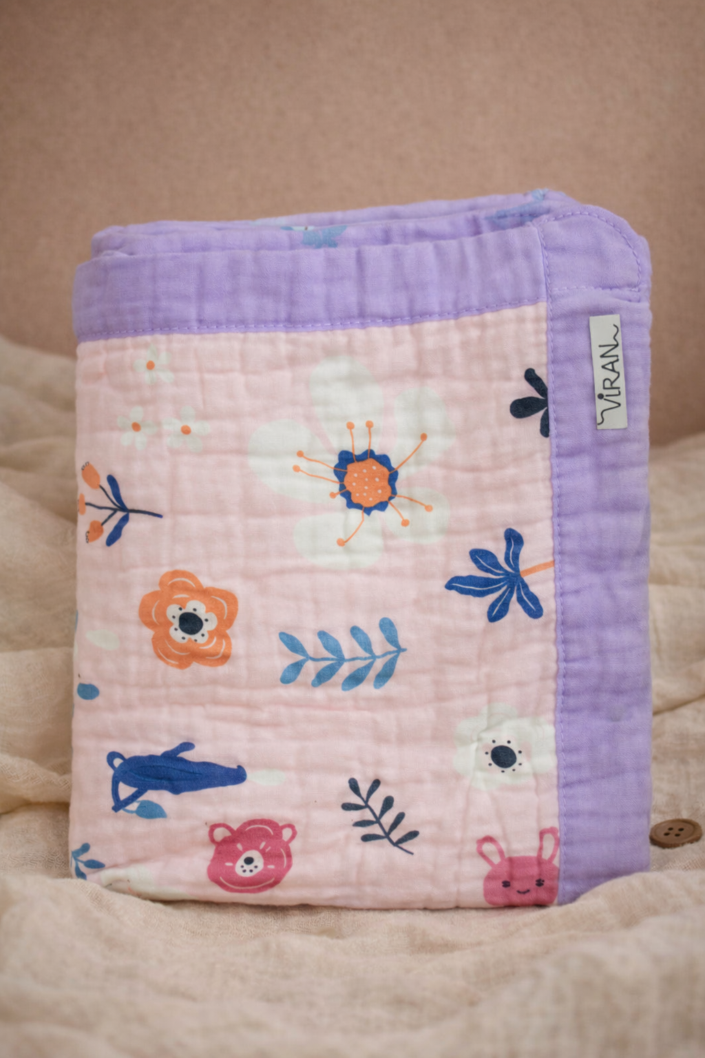Crinkled Baby Blanket 6-Layer