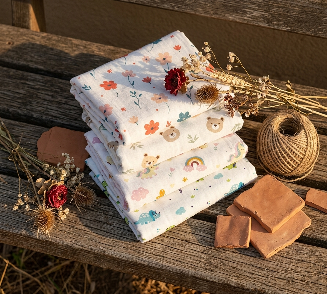 Swaddle Blanket / Square Towel