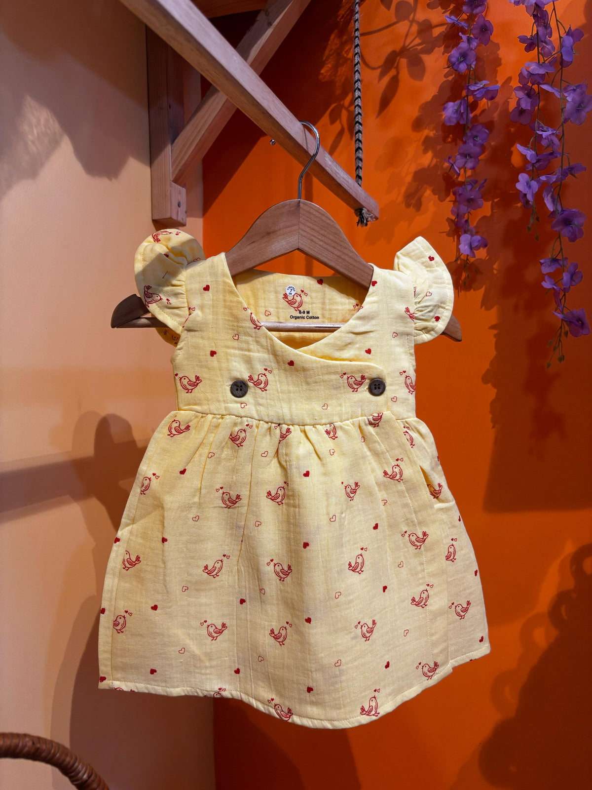 Crinkled Muslin Frock